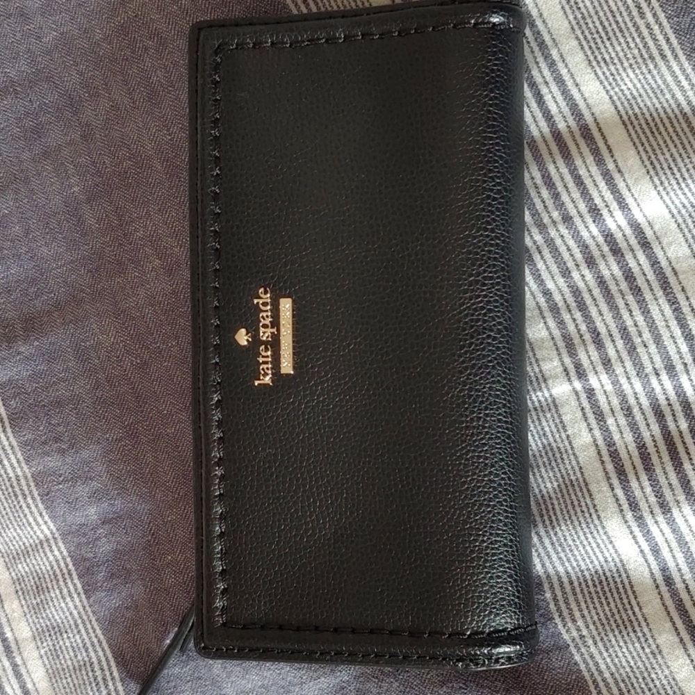 Kate spade  black long wallet
